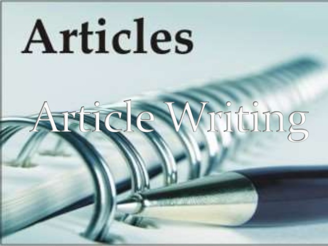 Article writing help