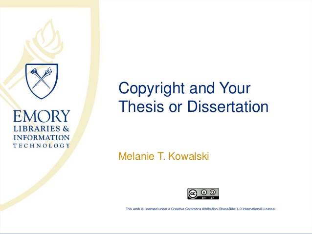 Copyright dissertation
