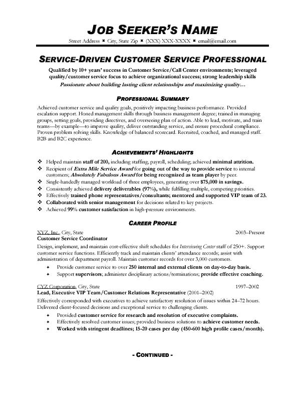 Customer service essays