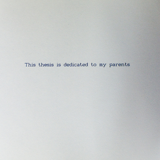 Dissertation dedication to my parents