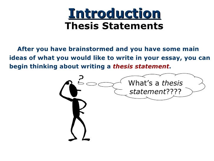 thesis definition writing essay terms