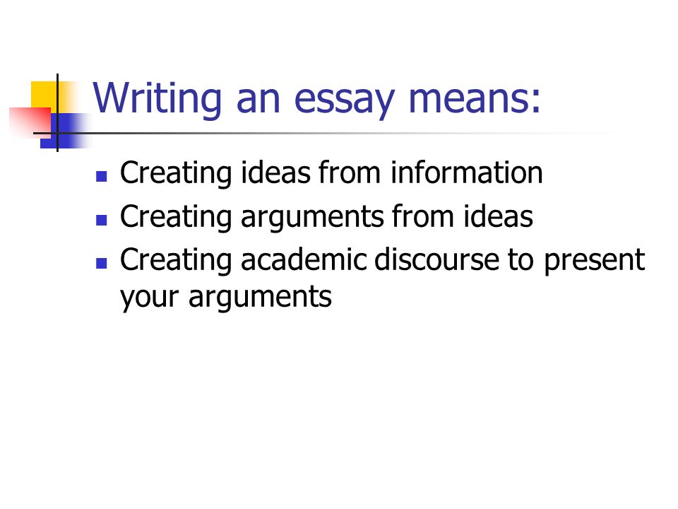 Easy essay