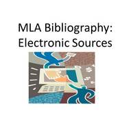 Electronic bibliography