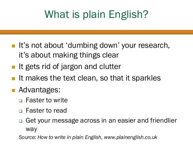 English writing rules