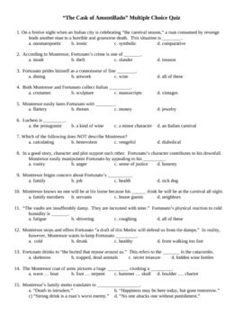 The quiz contains 100 questions with multiple choice answers, with varying.