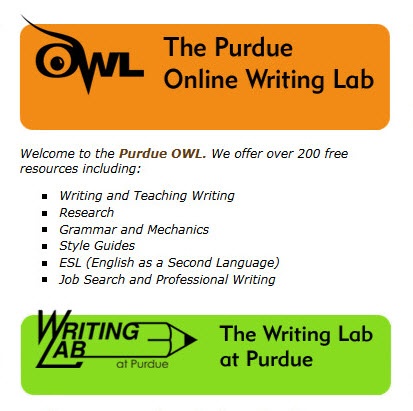 Online writing lab at purdue university