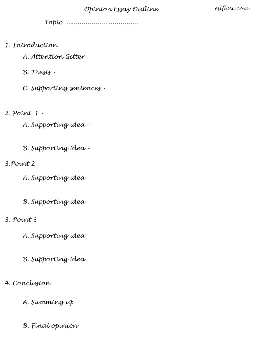 Outline for persuasive research paper