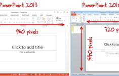 Power point presentation size