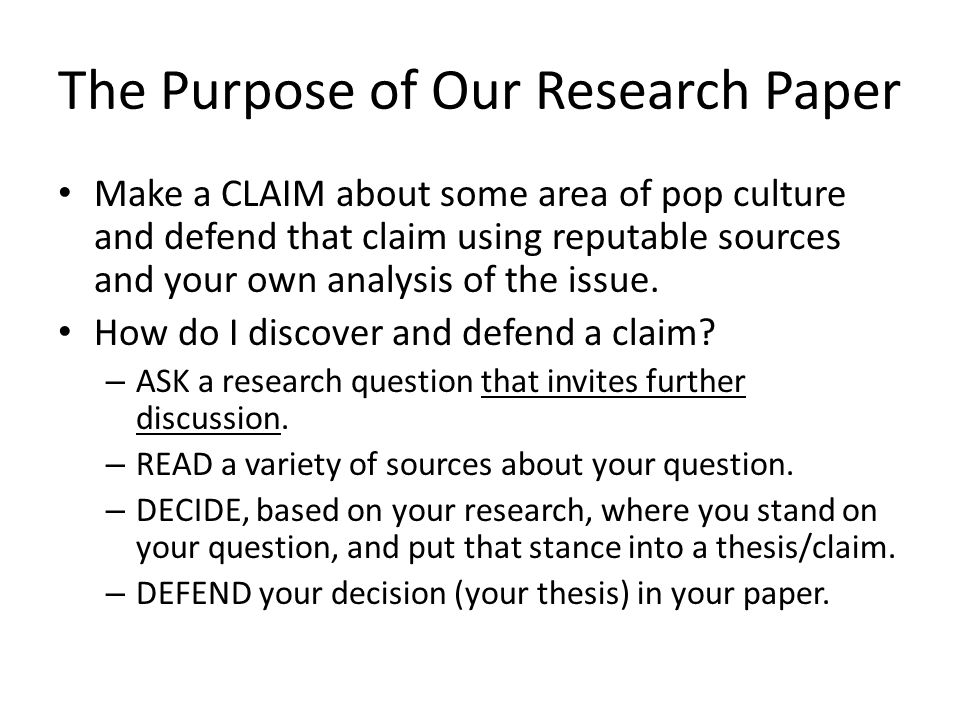 Proposal research paper