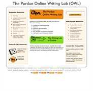 Purdue university online writing