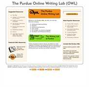 Purdue university online writing