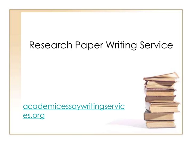 Research paper writing service