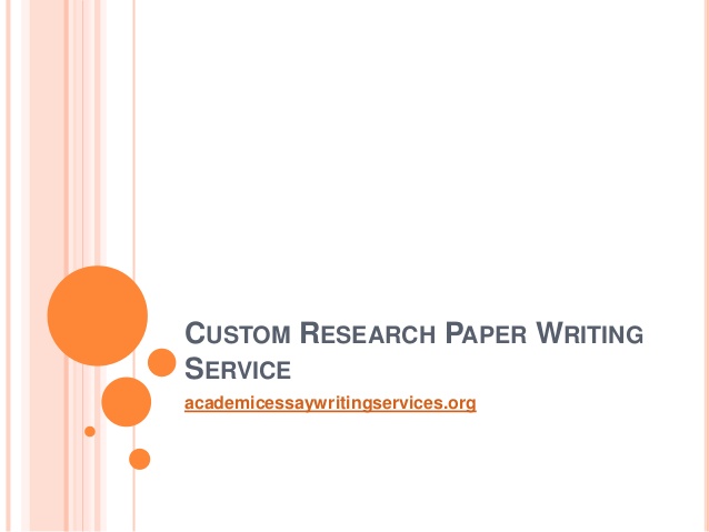 Research writing service