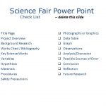 Science fair lab report