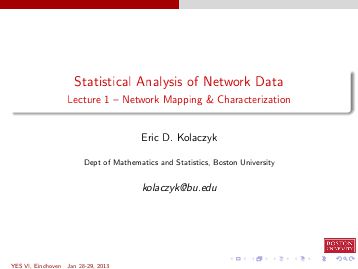 Statistical analysis of the data