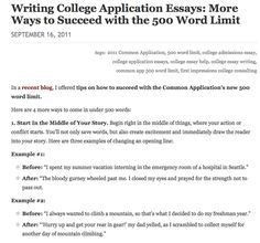 Why college essay