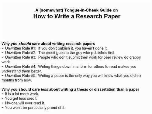 how to write a college paper