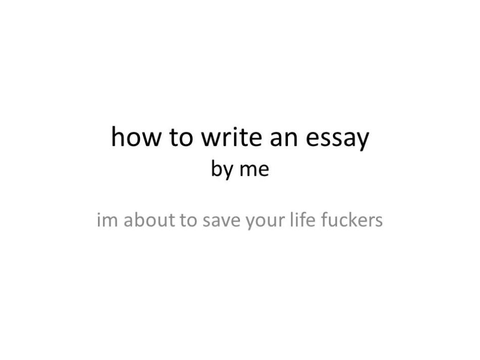 Write an essay online