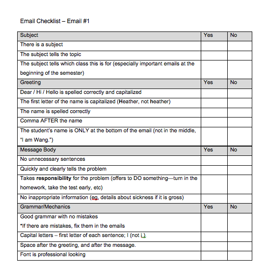 Write check for students