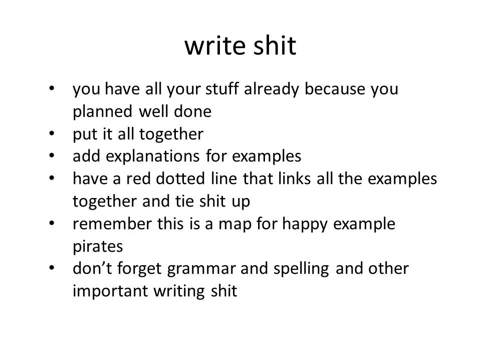 how to do an essay plan