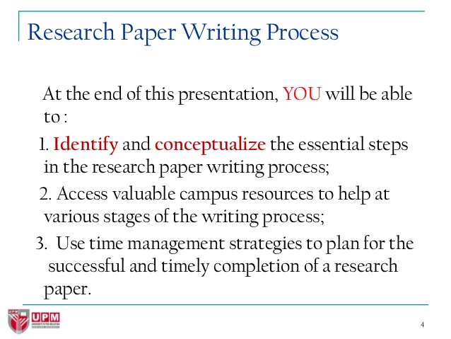 Writing a good research paper