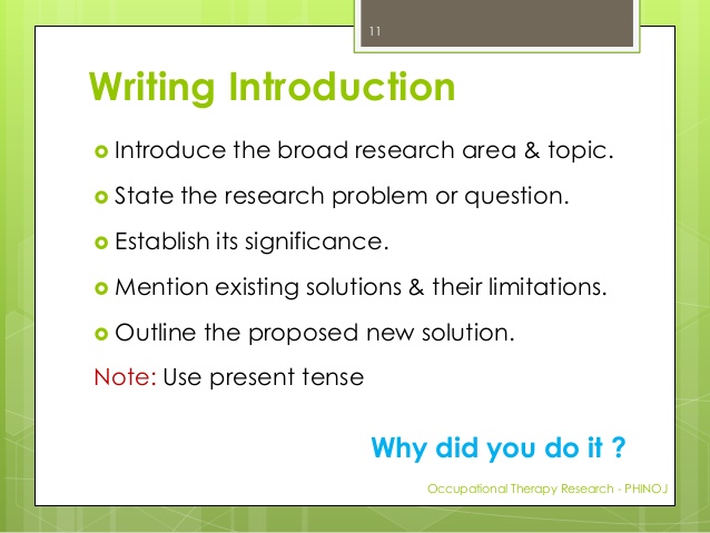 Writing dissertation introduction