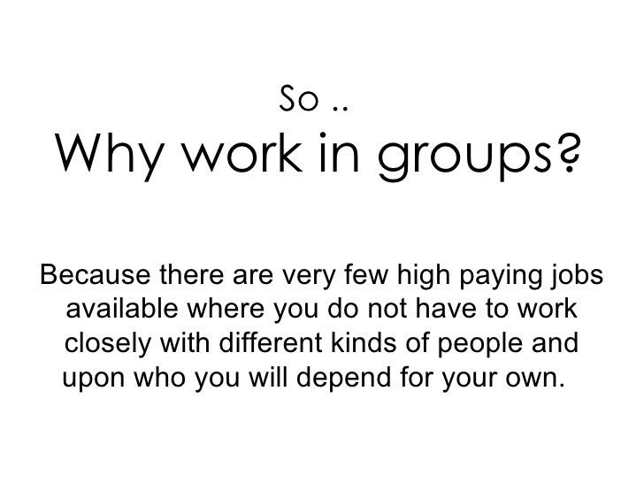 Writing groups