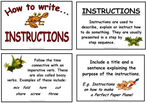 Writing instruction