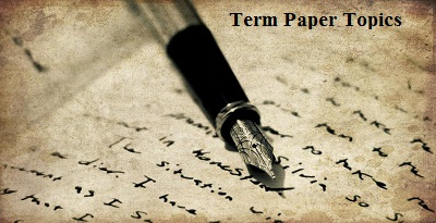 Writing term papers